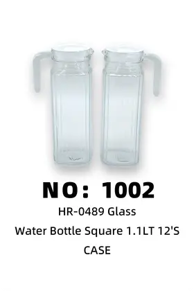 NO：1002 竖条玻璃壶 CASE
