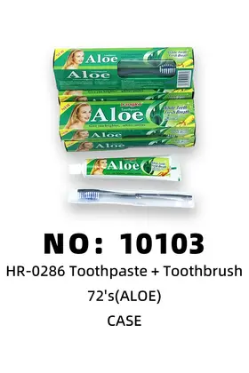 NO：10103 芦荟牙膏 1CASE