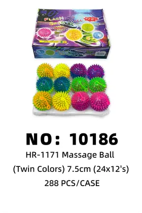 NO：10186 双色按摩球 288PCS/CASE