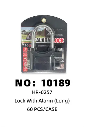 NO：10189 长柄报警锁 60PCS/CASE