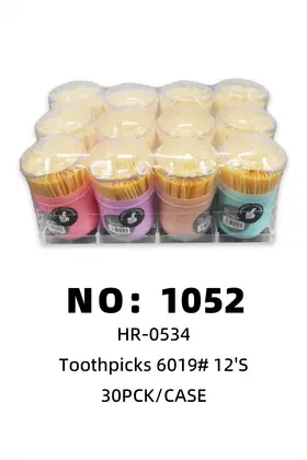 NO：1052 大拇指6019牙签 30PCK/CASE
