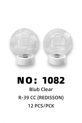 NO：1082 透明圆形灯罩 12PCS/CASE