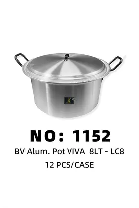NO：1152 BV铝锅8LT 12PCS/CASE