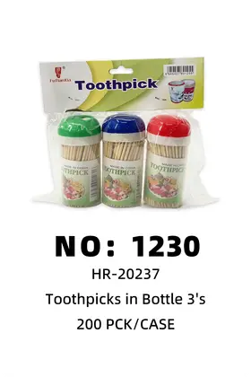 NO：1230 3pcs牙签 200PCK/CASE