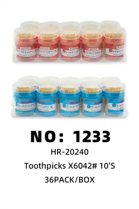 NO：1233 牙签 36PCK/CASE