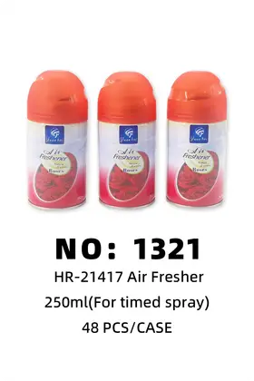 NO：1321 玫瑰空气清新剂250ML 48PCS/CASE