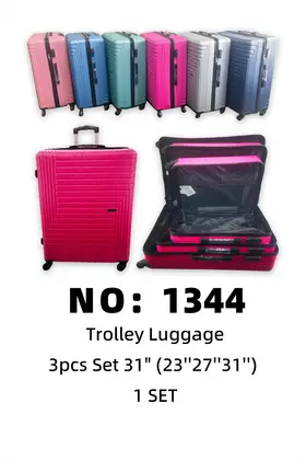 NO：1344 拉杆箱 行李箱3pcs（23”27“31“） 1SET/SET