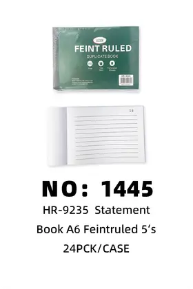 NO：1445 发票 复写本A6  24PCK/CASE
