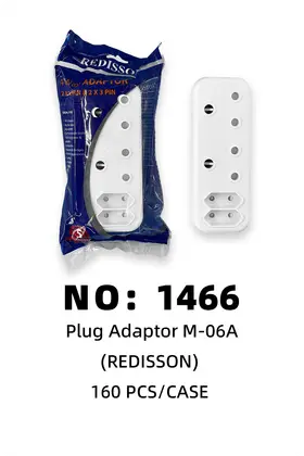 NO：1466 REDISSON 两圆两扁插头 160PCS/CASE