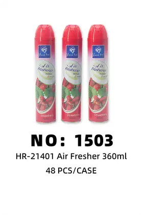 NO：1503 草莓空气清新剂360ML 48PCS/CASE