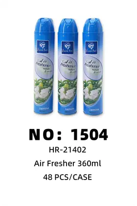 NO：1504 茉莉空气清香剂360ml 48PCS/CASE