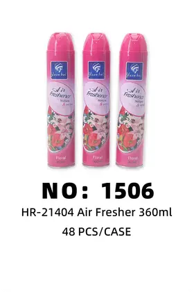 NO：1506 花香空气清新剂360ML 48PCS/CASE