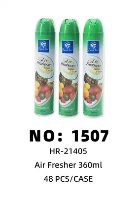 NO：1507 水果空气清香剂360ml 48PCS/CASE