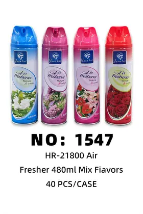NO：1547 混口味  空气清香剂 480ml 40PCS/CASE