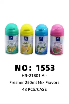 NO：1553 混口味  空气清香剂 250ml  48PCS/CASE