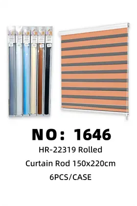 NO：1646 卷帘 窗帘150x220cm  6PCS/CASE