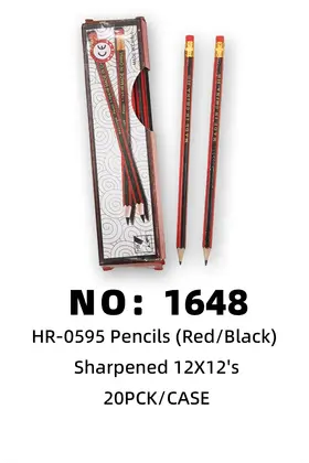 NO：1648 铅笔(red/black) 20PCK/CASE