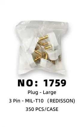 NO：1759 三角插头REDISSON 350PCS/CASE