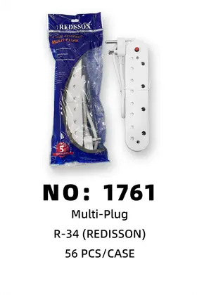 NO：1761 REDISSON R-34 四孔排插 56PCS/CASE