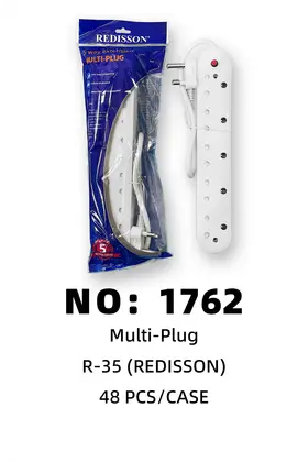 NO：1762 REDISSON R-35 五孔排插 48PCS/CASE