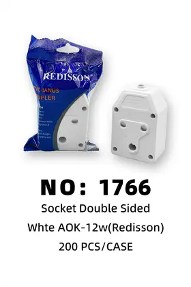 NO：1766 REDISSON 白色双面接线插头 200PCS/CASE