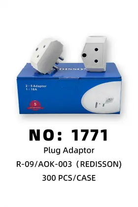 NO：1771 REDISSON 三角插头R-09 300PCS/CASE