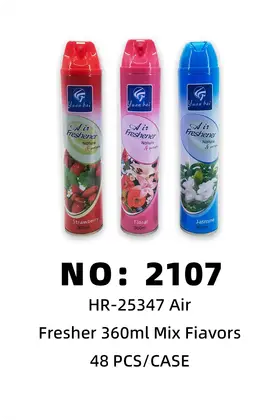 NO：2107 空气清香剂混合360ml 48PCS/CASE