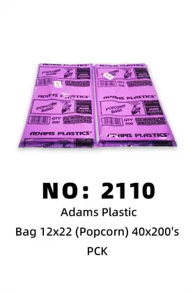 NO：2110 ADAMS袋子12*22 1PCK/PCK