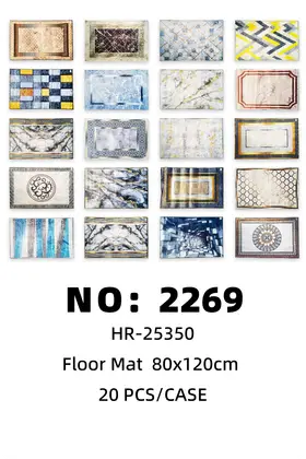 NO：2269 80X120cm 地毯 20PCS/CASE