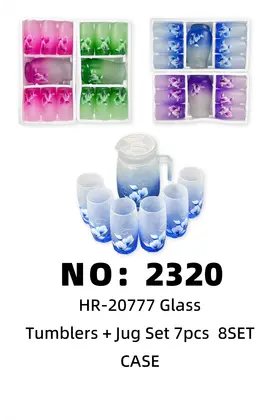 NO：2320 7件套玻璃杯 CASE