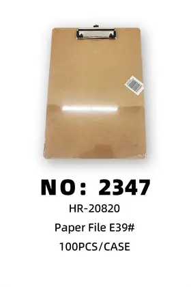 NO：2347 A4文件夹板 100PCS/CASE