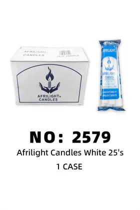 NO：2579 白色蜡烛240g 1CASE/CASE