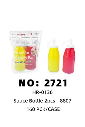 NO：2721 红黄番茄酱瓶8807 2pcs 160PCK/CASE