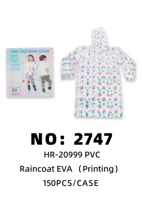 NO：2747 印花雨衣 150PCS/CASE
