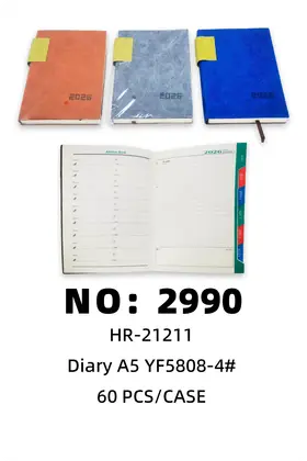 NO：2990 记事本 60PCS/CASE