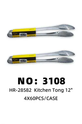 NO：3108  12寸食品夹 4X60PCS/CASE