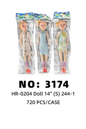 NO：3174 塑料洋娃娃 720PCS/CASE