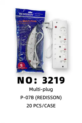NO：3219 REDISSON 开关排插 20PCS/CASE