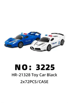 NO：3225 玩具车 警车 黑色 2x72PCS/CASE
