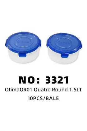 NO：3321 OTIMA塑料盒饭盒 10PCS/BALE