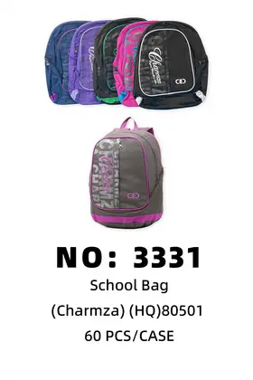 NO：3331 Charmza好书包 60PCS/CASE