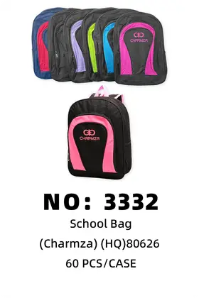 NO：3332 Charmza好书包 60PCS/CASE