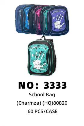 NO：3333 Charmza好书包 60PCS/CASE