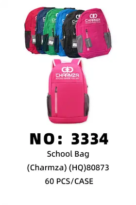 NO：3334 Charmza好书包 60PCS/CASE