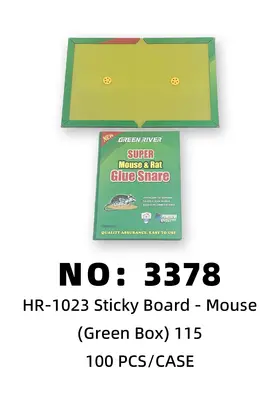 NO：3378 绿色老鼠粘板 100PCS/CASE