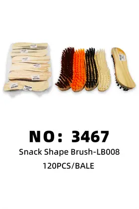 NO：3467 蛇型木头鞋刷  120PCS/BALE