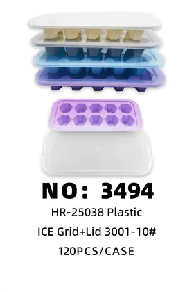 NO：3494 塑料冰格 120PCS/CASE