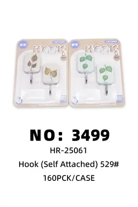 NO：3499  粘钩  挂钩 160PCK/CASE