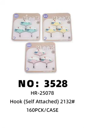 NO：3528  粘钩  挂钩  160PCK/CASE