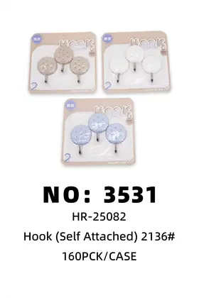 NO：3531  粘钩  挂钩  160PCK/CASE